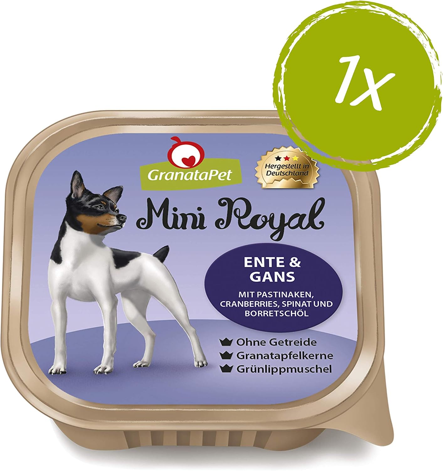 GranataPet Mini Royal Nassfutter Hund Multipack 6x150 g ohne Getreide -1,65k