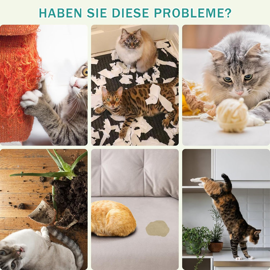 Katzenabwehrspray 150 ml fuer Innen und Aussen - Schutz fuer Moebel und Sofas