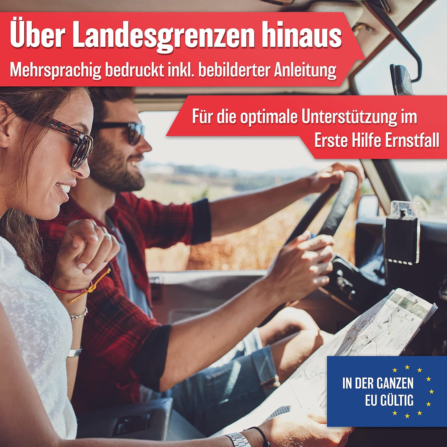 Heldenwerk KFZ Verbandstasche DIN 13164:2022 Erste Hilfe Set Auto