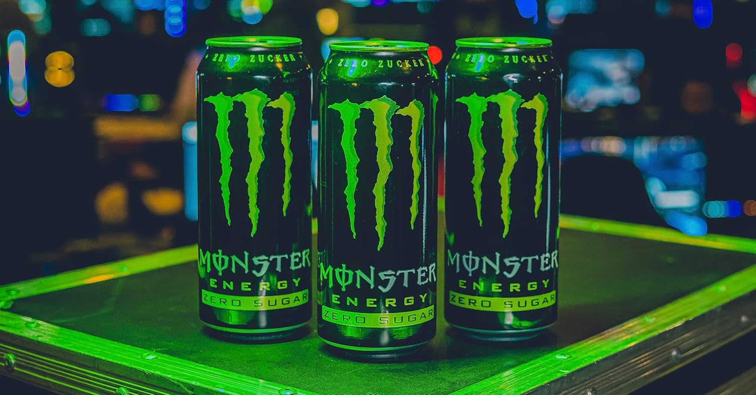Monster Energy Green Zero Sugar 12 x 500 ml Energy Drink zuckerfrei