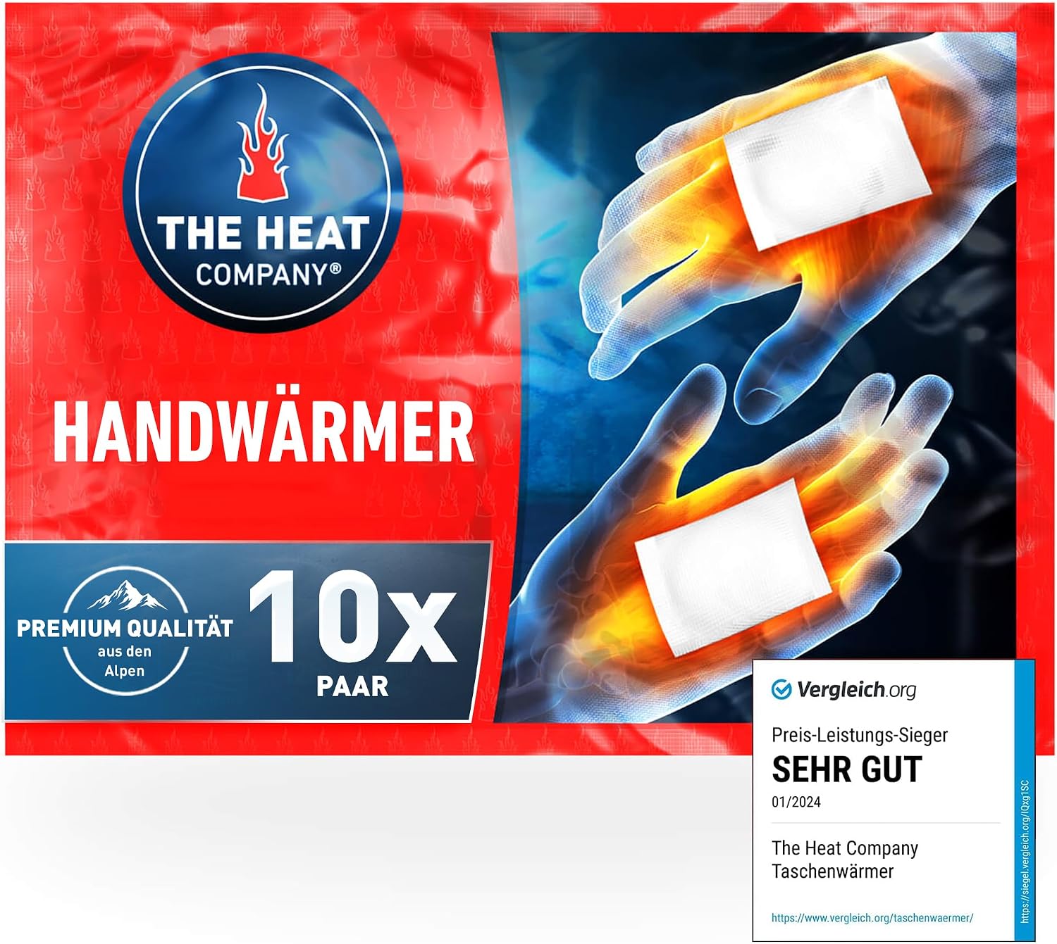 The Heat Company Handwaermer luftaktiviert bis 12 Std extra warm