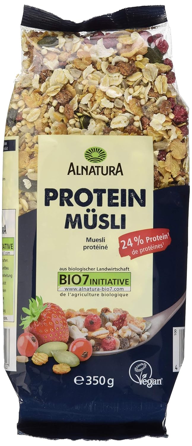 Bio Protein Muesli Fruehstuecks-Muesli ballaststoffreich