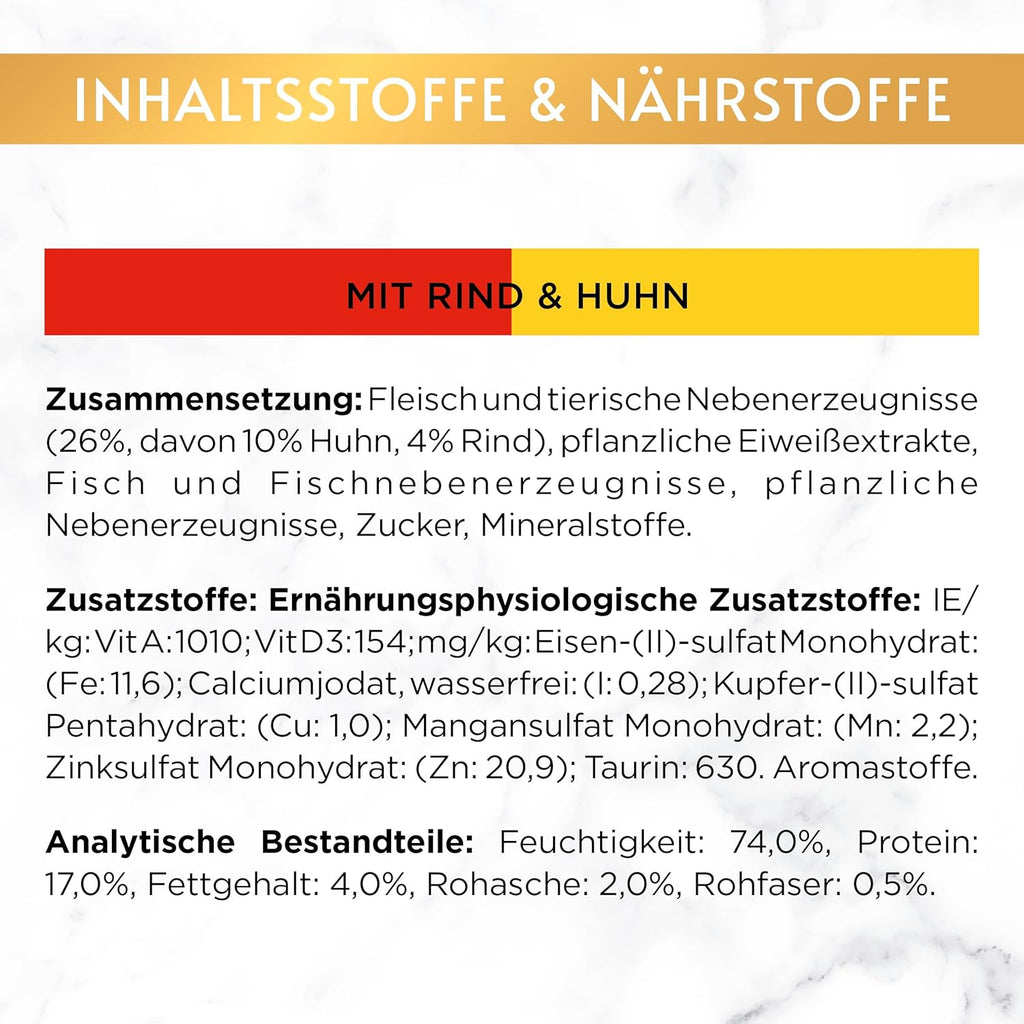 Gourmet Gold Ragout Duetto Katzenfutter nass Lachs und Seelachs