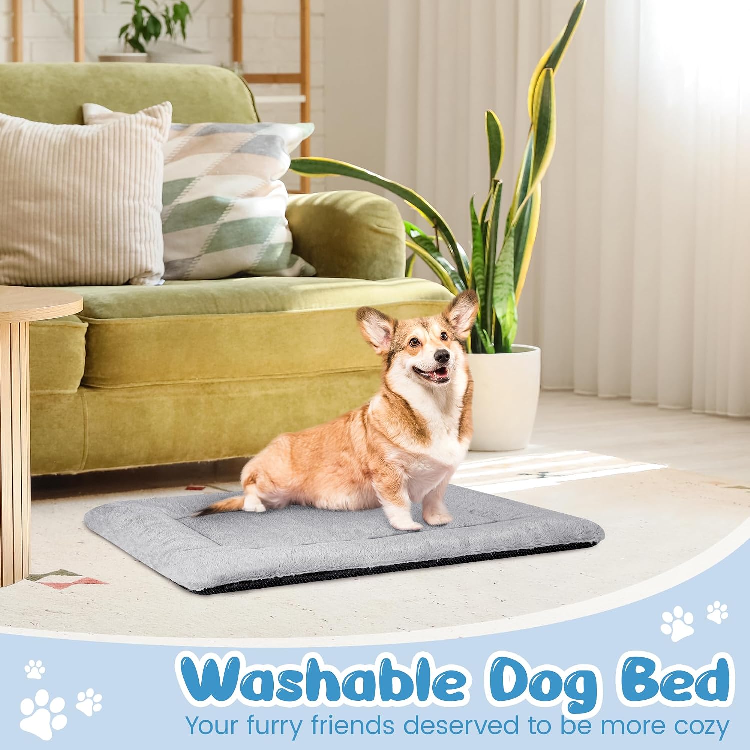 Baodan Kuehlmatte fuer Hunde und Katzen 90x56 cm 2cm-5cm selbstkuehlend waschbar
