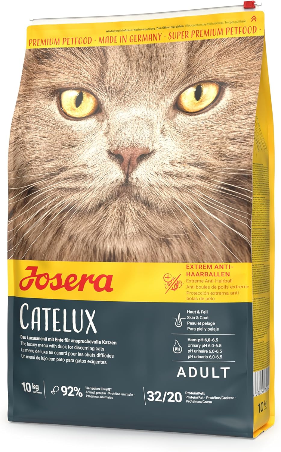 Josera Catelux Adult Katzenfutter Ente und Kartoffel weizenfrei