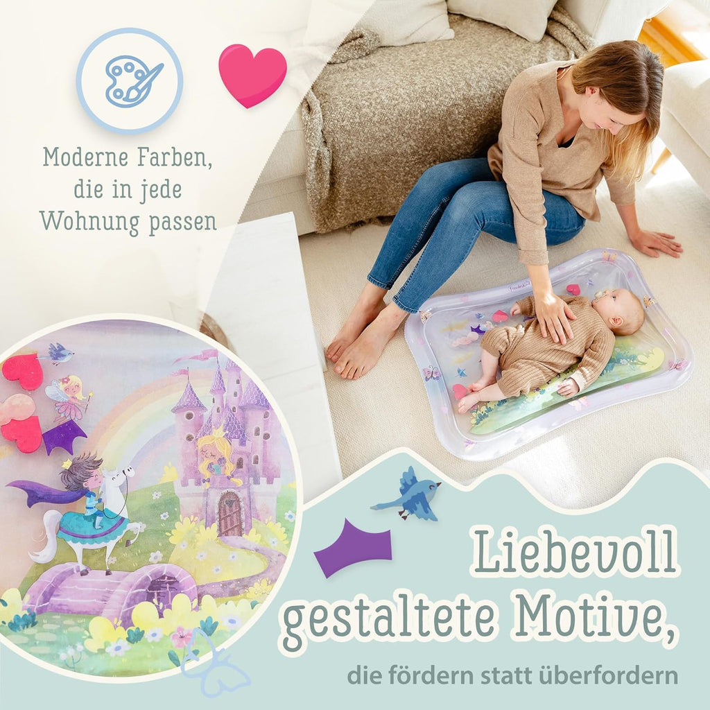 Freudeskind TummyTime XXL Wassermatte Baby Wasserspielmatte BPA-frei phthalatfre