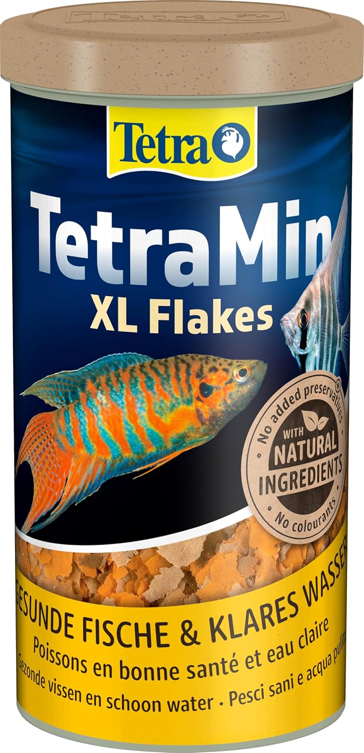 TetraMin XL Flockenfutter 1 L Dose fuer groessere Zierfische gesundes Wachstum