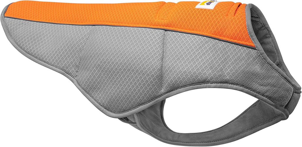 Kuehlweste orange/grau S - atmungsaktiv, verdunstend, verstellbar, Reflektor XS-X