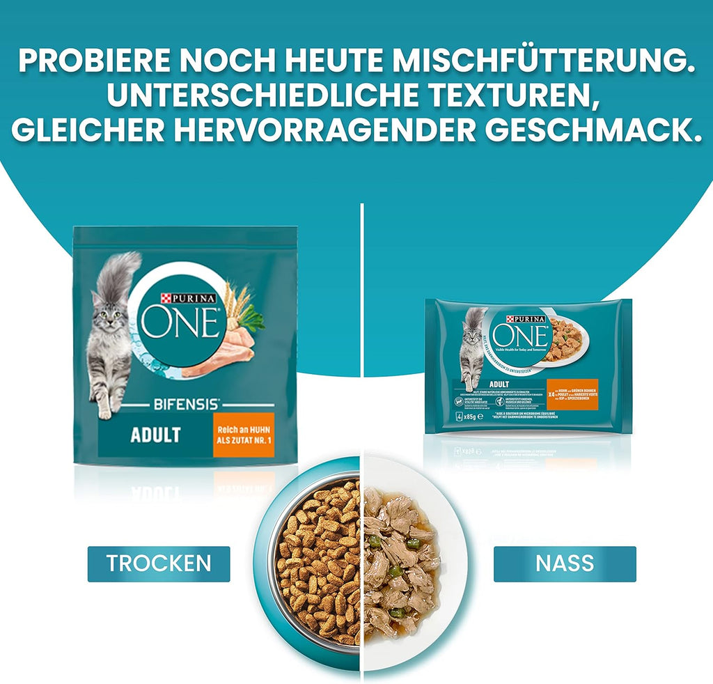 PURINA ONE BIFENSIS Adult Katzenfutter Huhn verschiedene Sorten