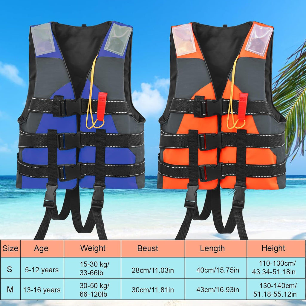 Schwimmweste Kinder mit verstellbaren Sicherheitsgurten, Schwimmhilfe