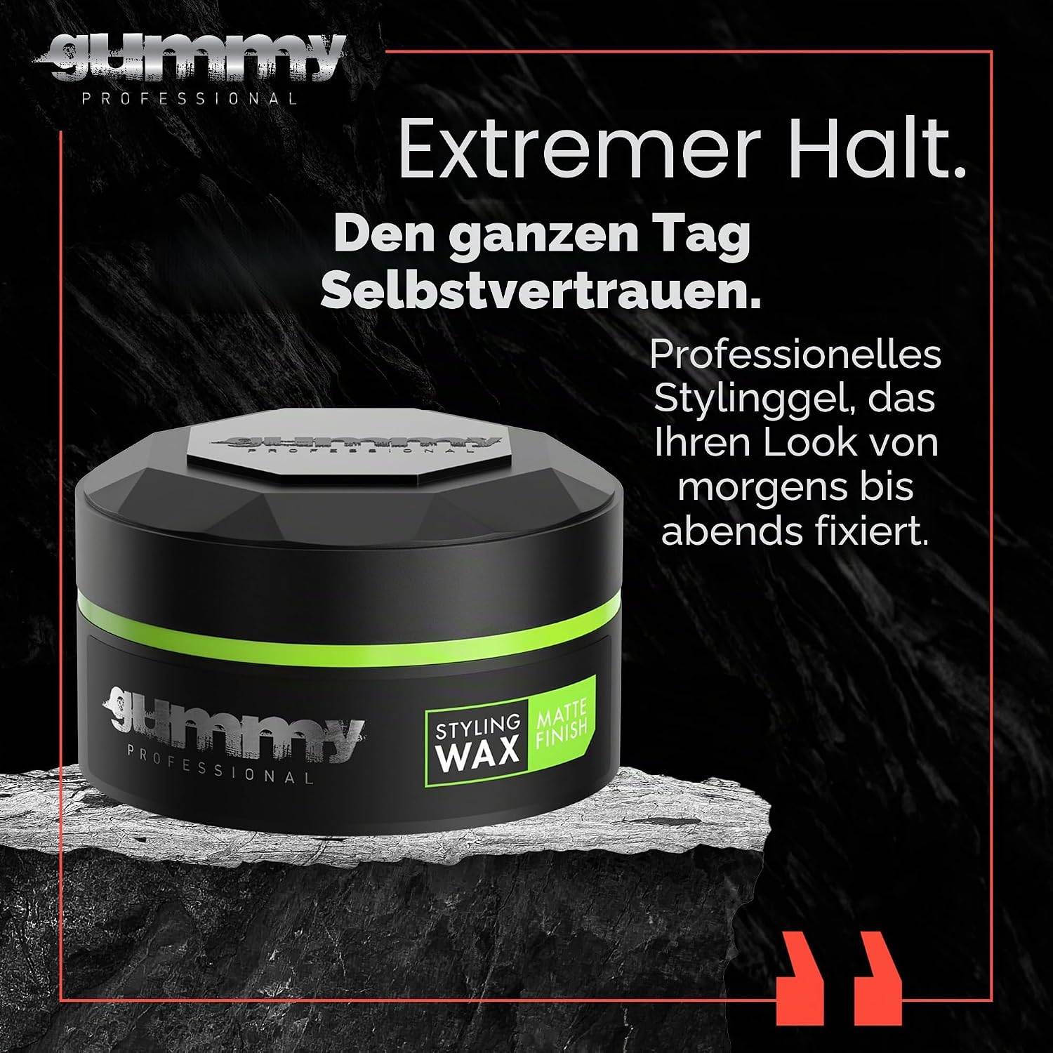Gummy Professional Casual Look Haar Styling Wax Matt
