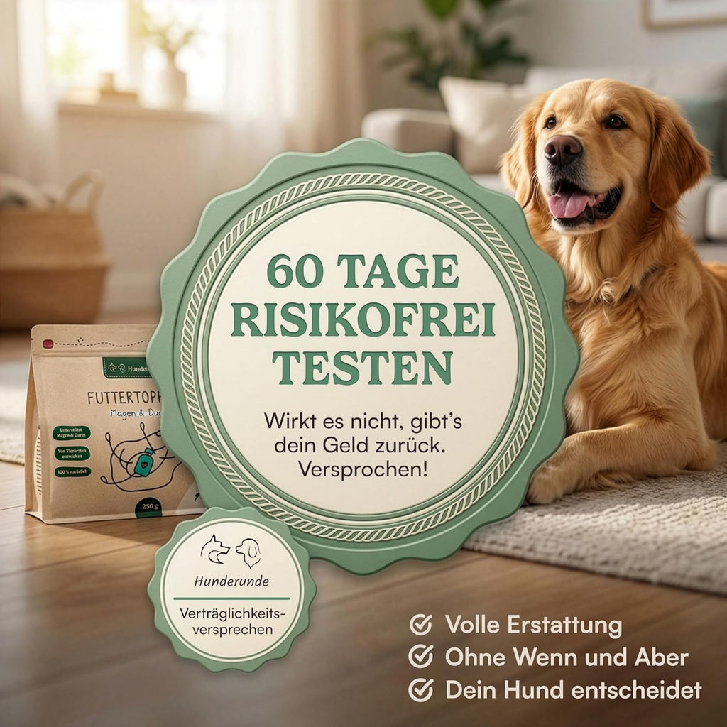 Futtertopping Magen und Darm 250g mit Praebiotika fuer Hunde verschiedene Sorten