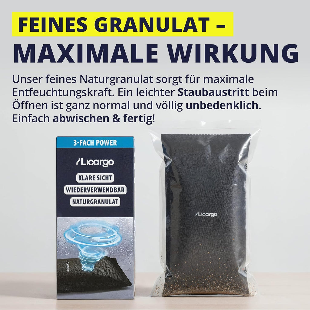LICARGO Auto Luftentfeuchter wiederverwendbar Feuchtigkeitsfaenger