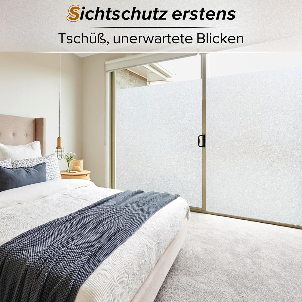 rabbitgoo Sonnenschutzfolie Silber 90x200 cm Fensterfolie Hitzeschutz 120cm-1000