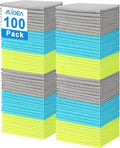 AIDEA Mikrofasertuecher 100 Stueck Reinigungstuecher Haushalt 30x30 cm