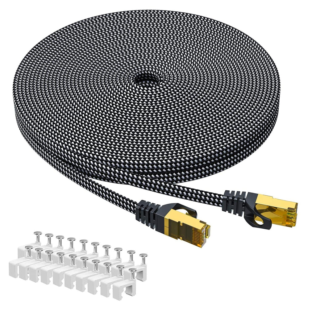 CAT8 Netzwerkkabel RJ45 10m 40Gbps 2000MHz Ethernet fuer Router PC 0,5m-50m