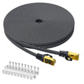 CAT8 Netzwerkkabel RJ45 10m 40Gbps 2000MHz Ethernet fuer Router PC 0,5m-50m