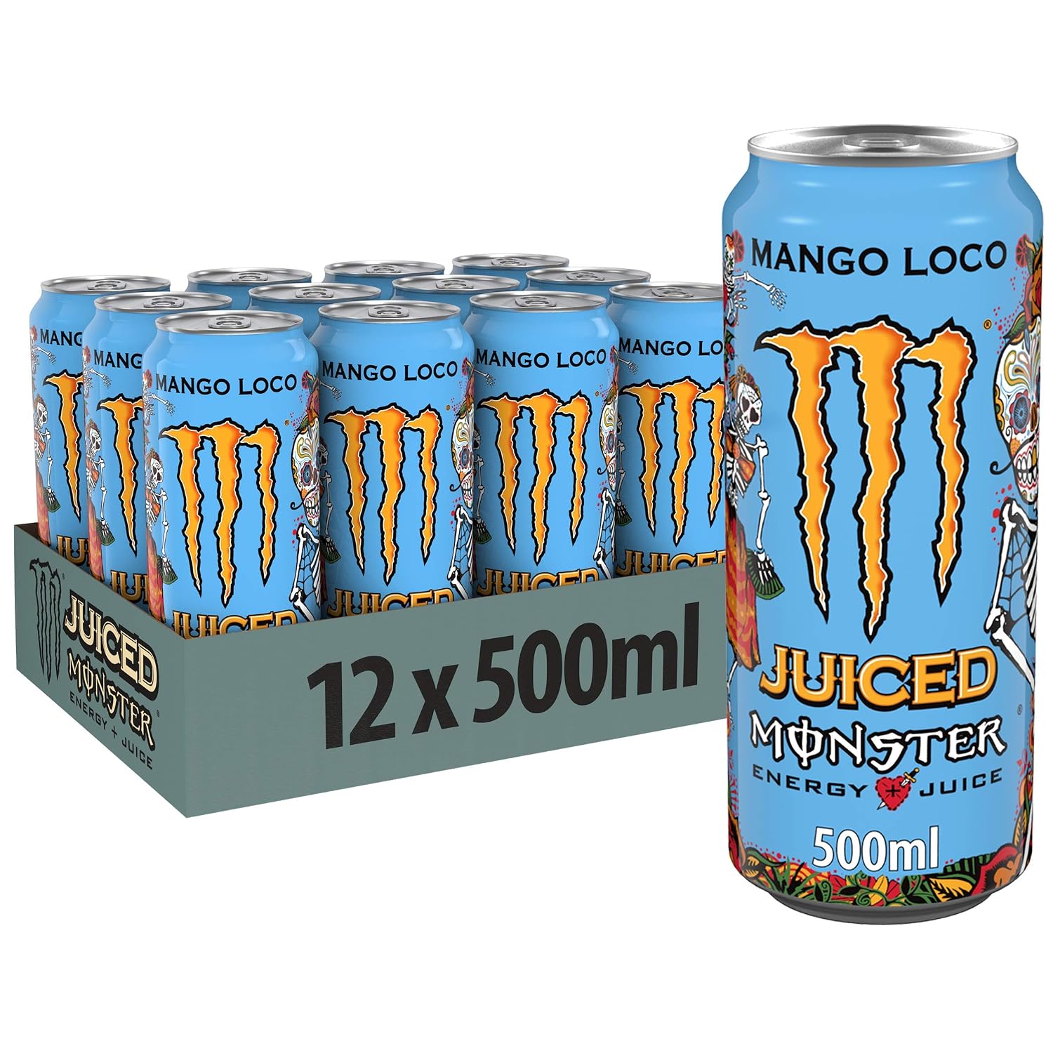 Monster Energy Mango Loco Dose, 12 x, verschiedene Sorten