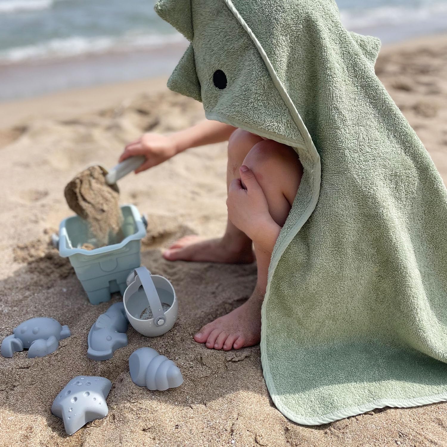 Sandspielzeug Set Kindsgut -teilig verschiedene Groessen verschiedene Sorten
