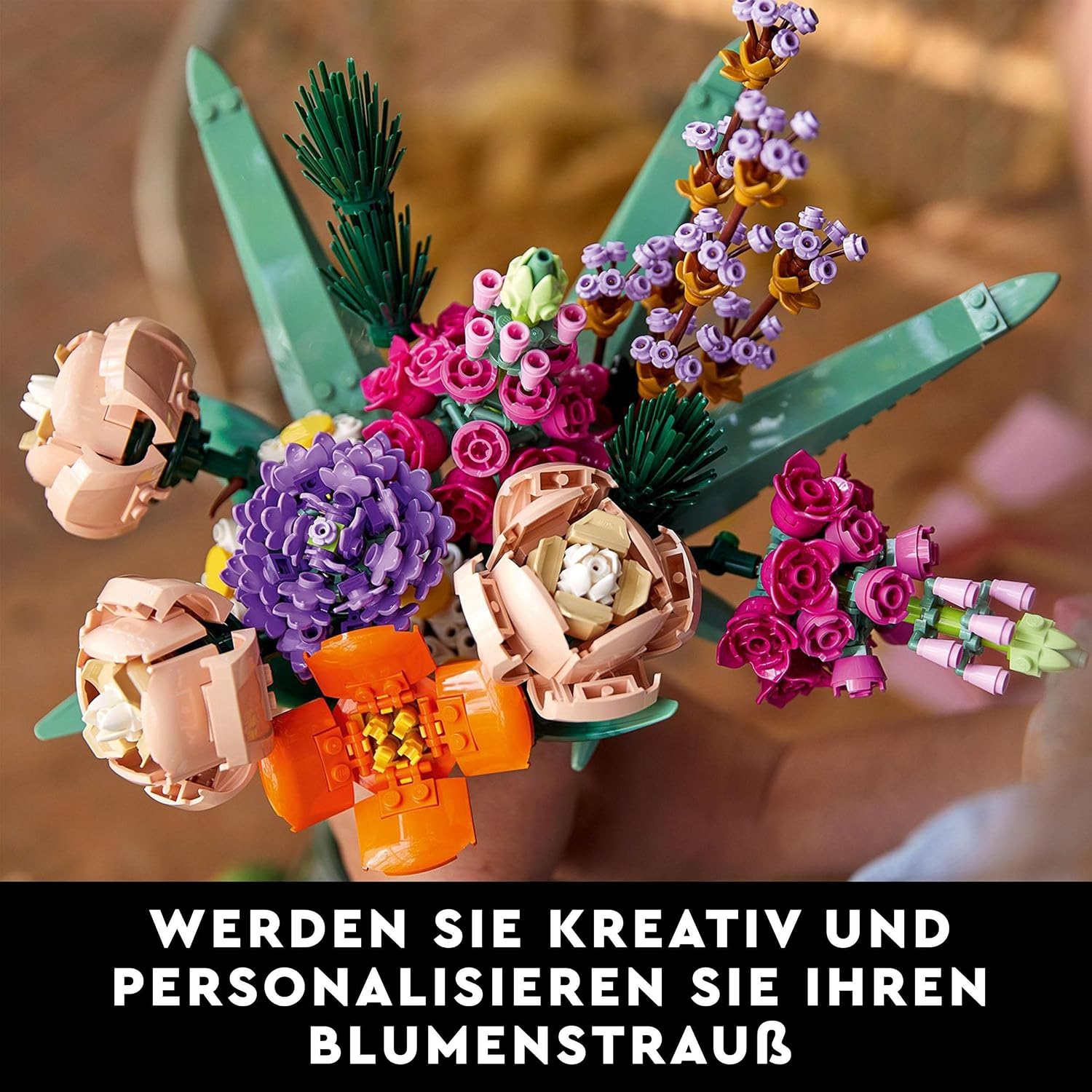 LEGO Botanicals Tulpenstrauss Set Kunstblumen Deko Blumengesteck