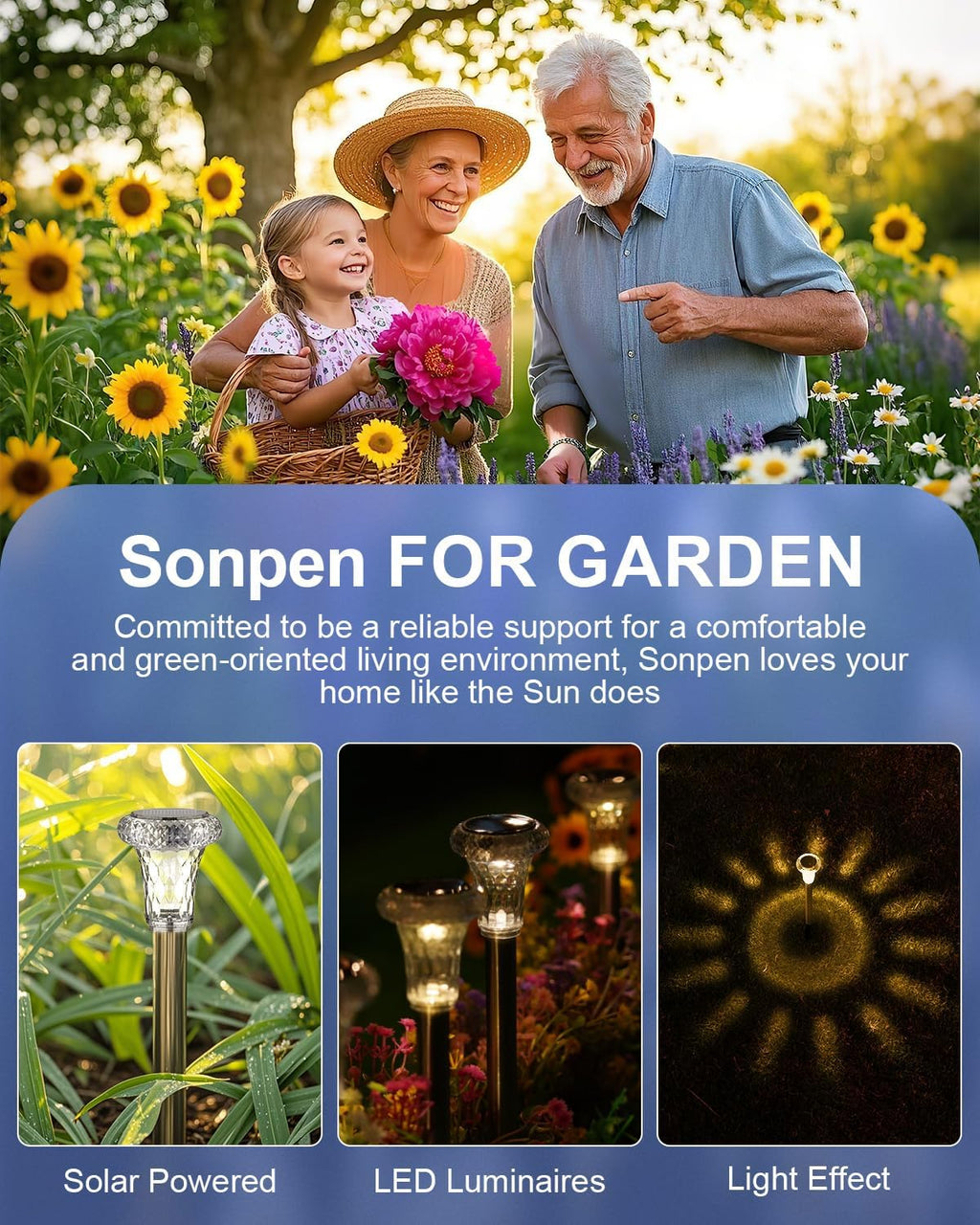 6er Set Solarleuchten Garten Edelstahl IP65 Warmweiss LED Aussen Wegleuchten
