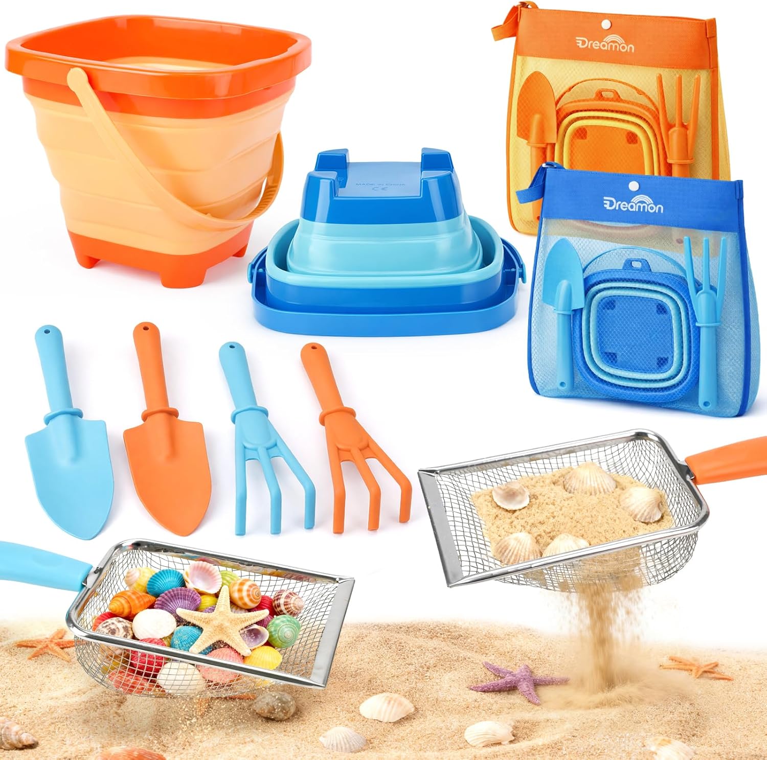 Sandspielzeug Set Kinder Strandspielzeug mit Eimer und Schaufel