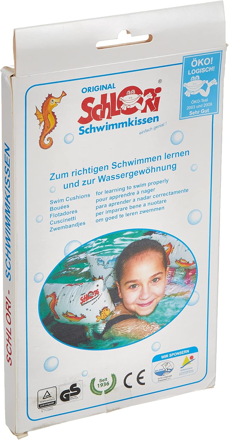 Schlori Schwimmkissen mit Schnalle 11-60 kg, Baumwolle, TUeV GS, Made in Germany