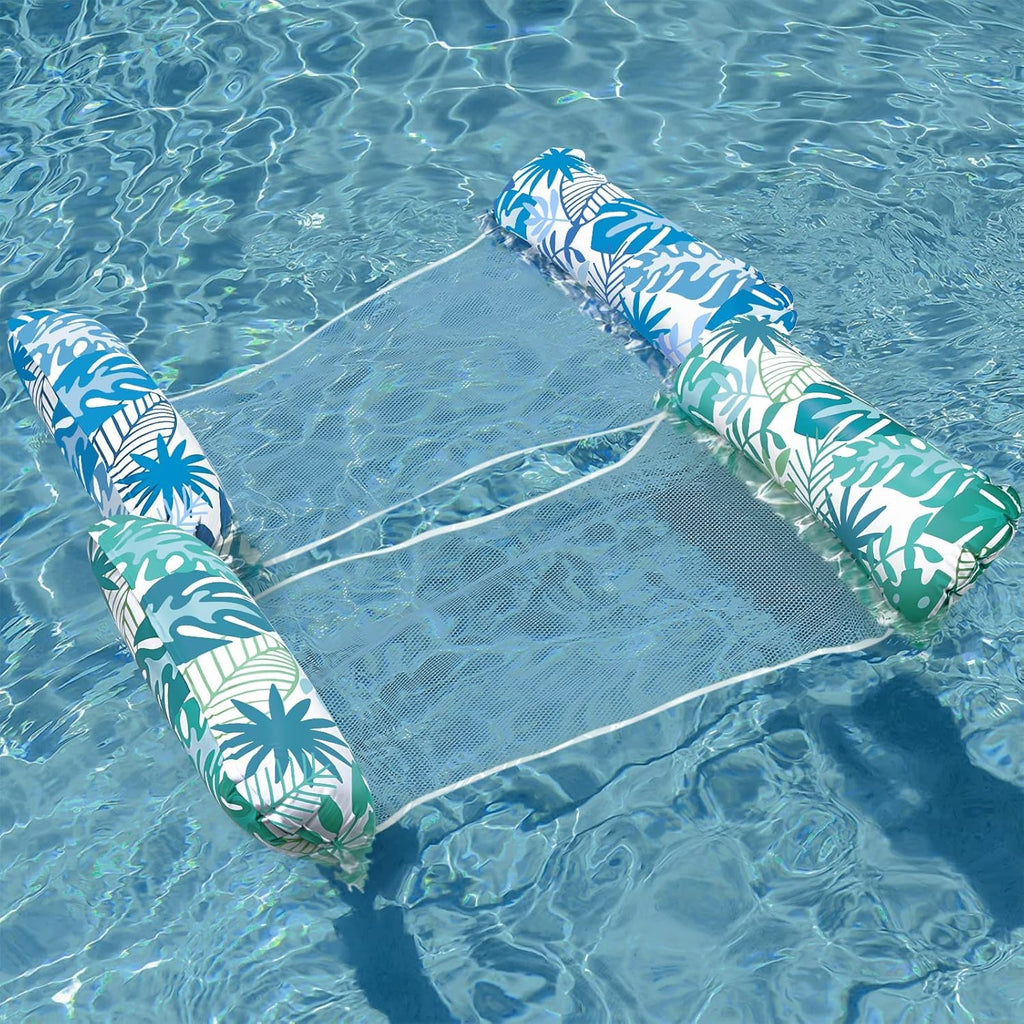 Elidepe XL Pool Luftmatratze 2er Set Wassersessel Wasserhaengematte 4-in-1