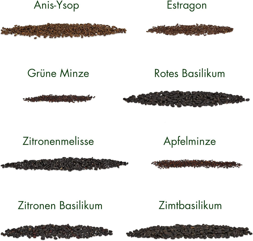 OwnGrown Cocktail Kraeuter Set 8 Sorten Samen Basilikum Minze Zitronenmelisse