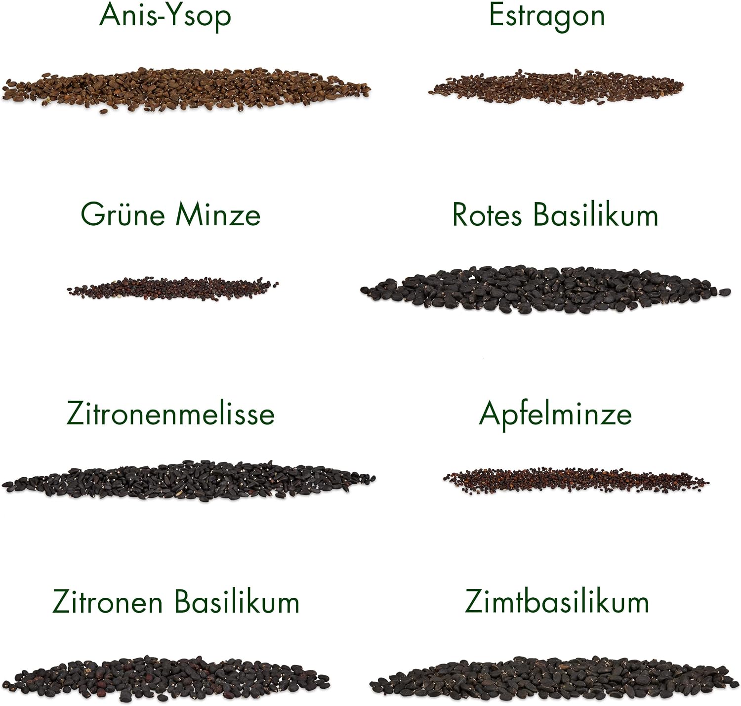OwnGrown Cocktail Kraeuter Set 8 Sorten Samen Basilikum Minze Zitronenmelisse