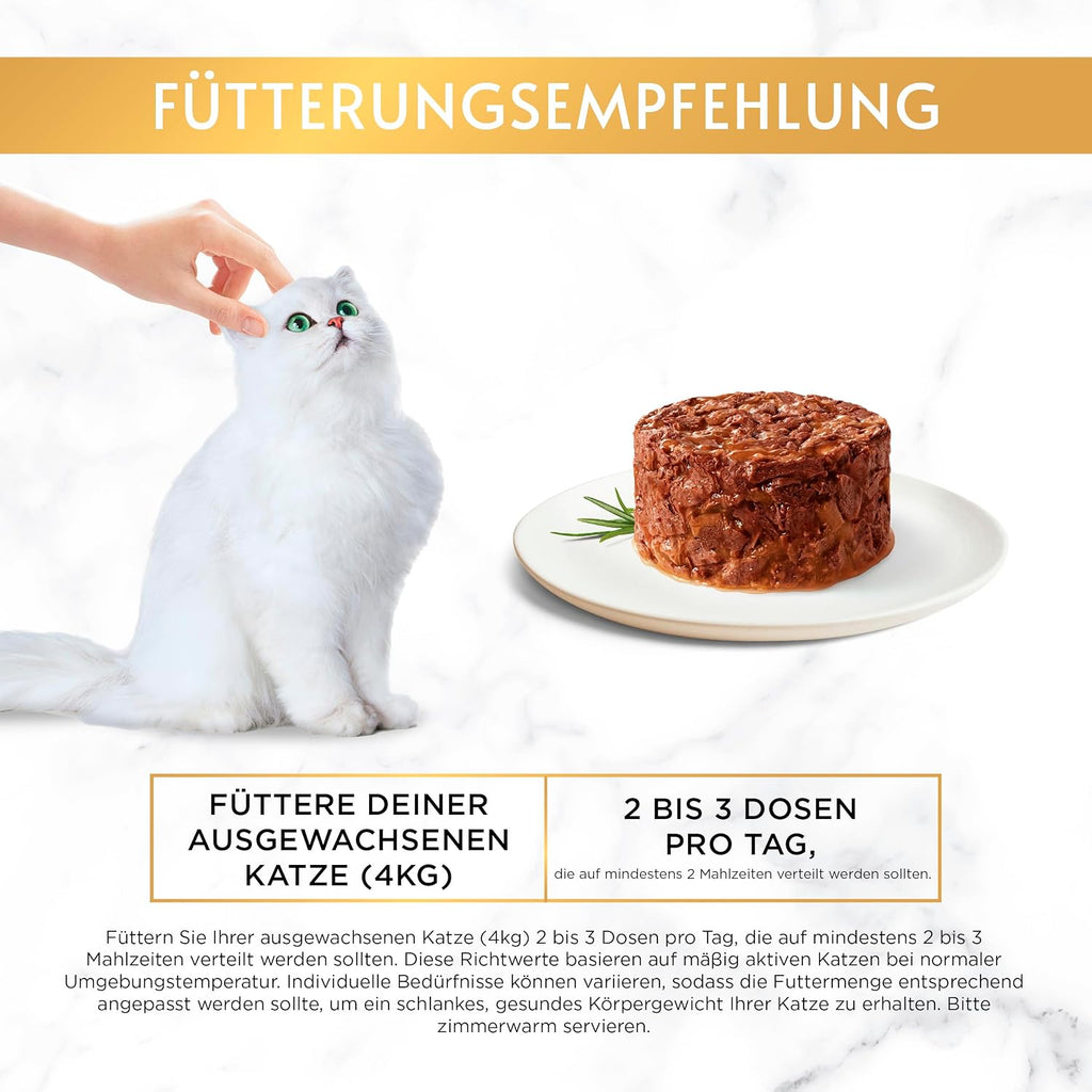 Gourmet Gold Ragout Duetto Katzenfutter nass Lachs und Seelachs