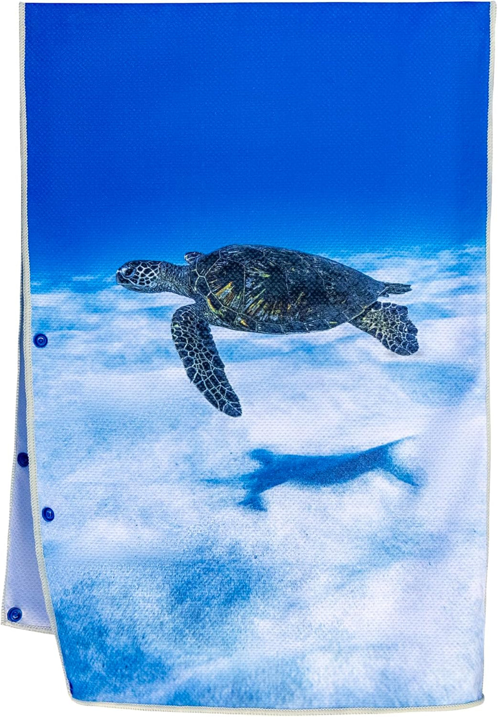 Kuehltuch 90 x 30 cm mit Druckknoepfen fuer Nacken und Sport, reaktivierbar UPF 50+
