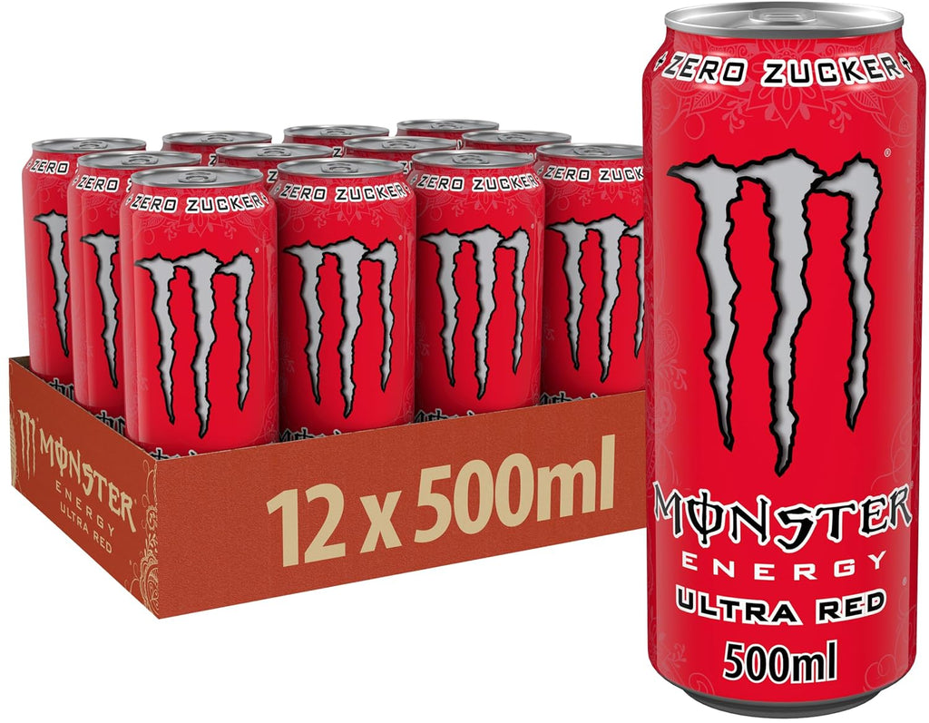 Monster Energy Ultra Fiesta Mango 12 x ohne Zucker, verschiedene Sorten