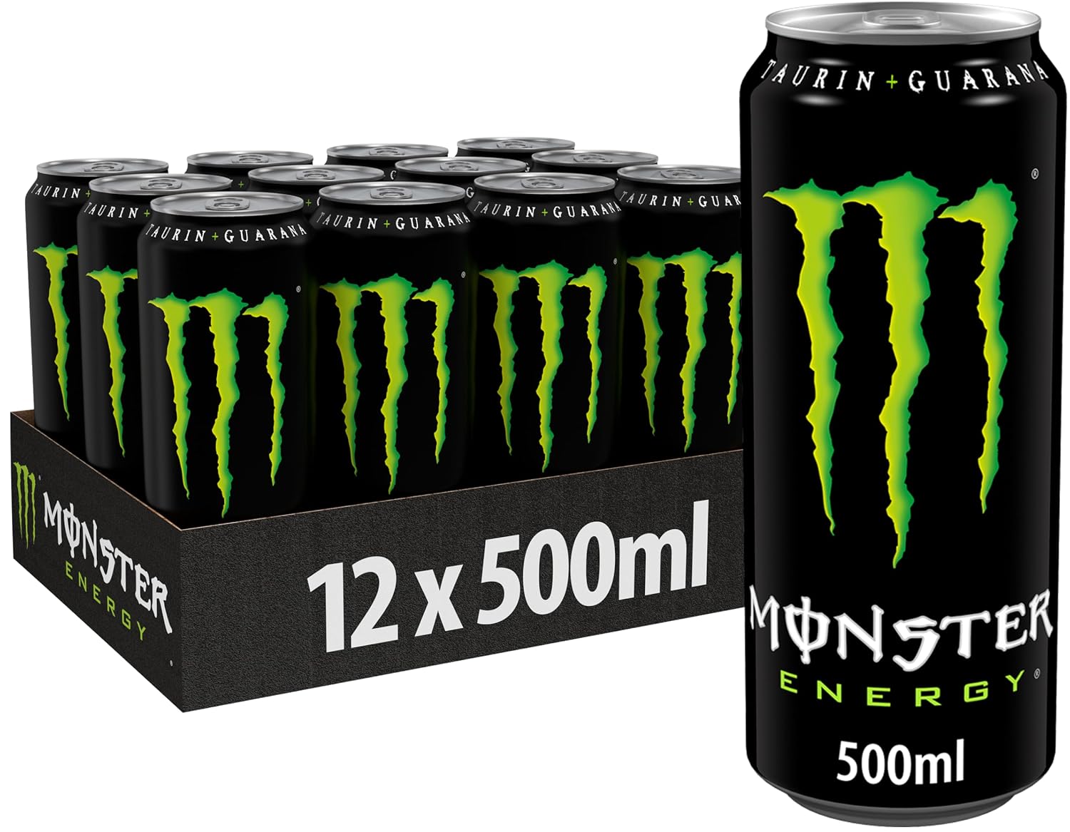Monster Energy® Green - koffeinhaltiger Energy-Drink mit klassischem Energy-Gesc