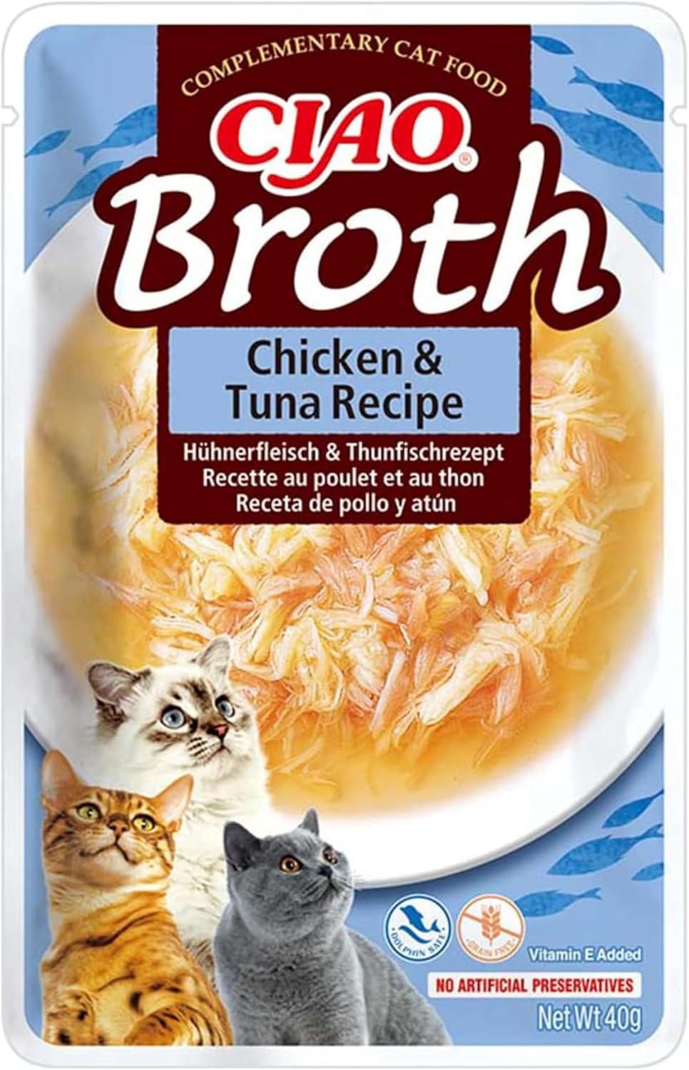 INABA Ciao Katzensuppe Huehner verschiedene Sorten 12er Pack