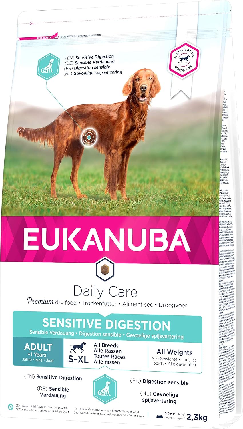 Hundefutter Eukanuba Daily Care Sensitive Digestion 2- verschiedene Sorten