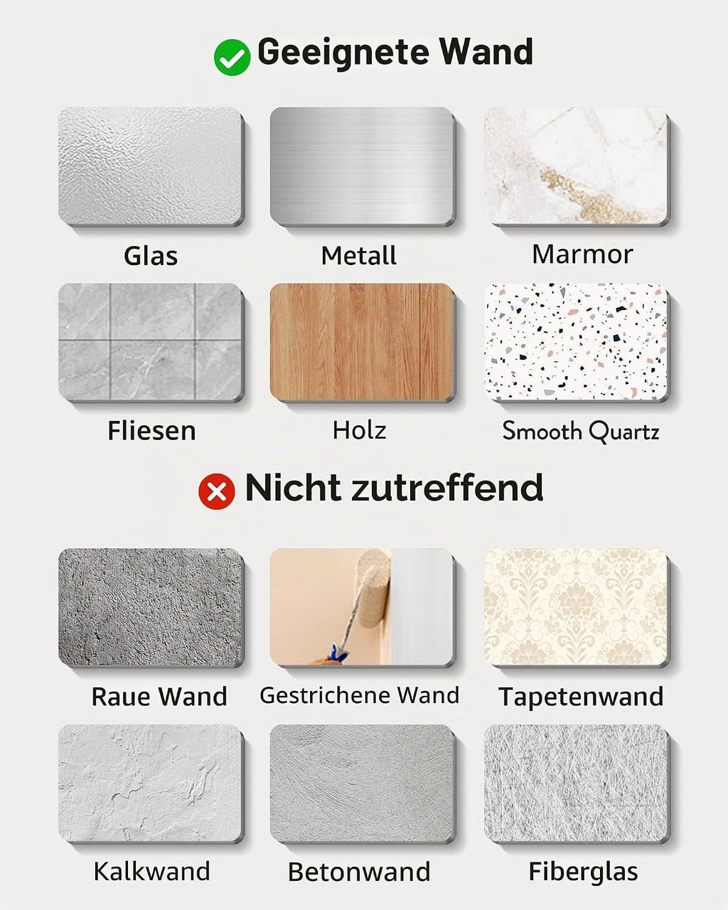Orimade Duschablage Ecke Edelstahl ohne Bohren 2 Stueck Wandablage