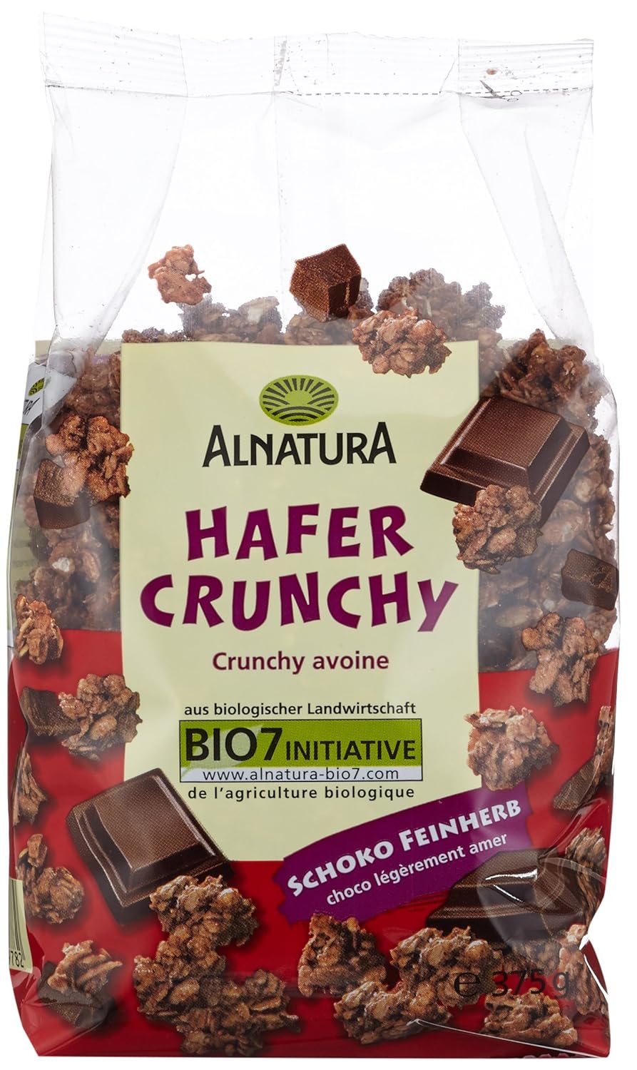 Bio Hafer Crunchy Schoko Knuspermuesli verschiedene Sorten