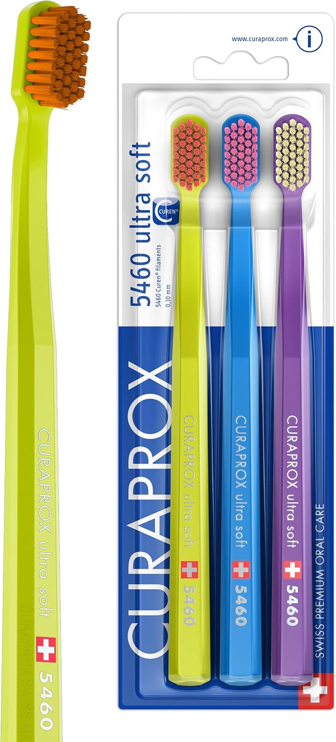Curaprox CS 5460 Ultraweiche Zahnbuerste 3er Pack fuer Erwachsene