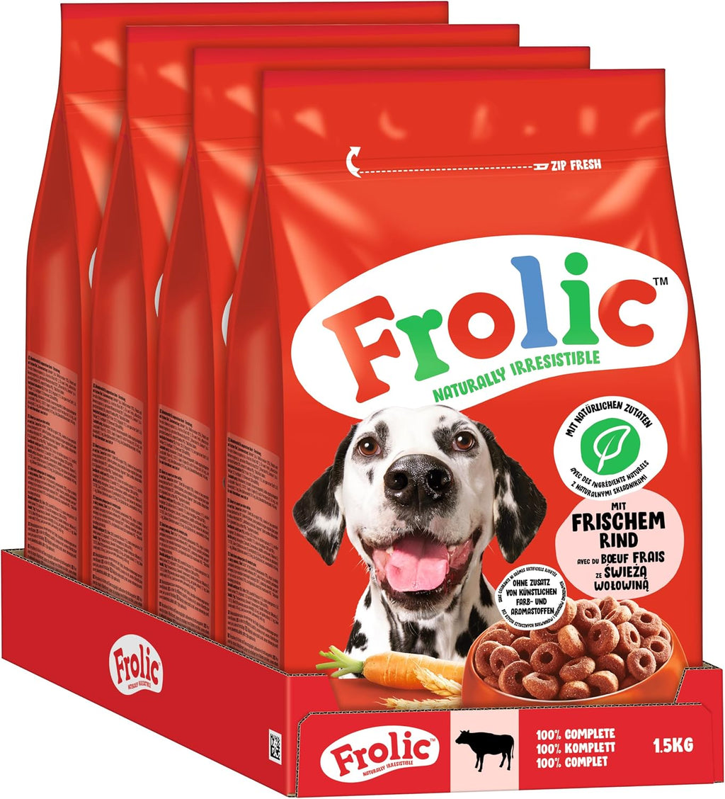 Frolic Hunde Trockenfutter verschiedene Sorten im praktischen Beutel