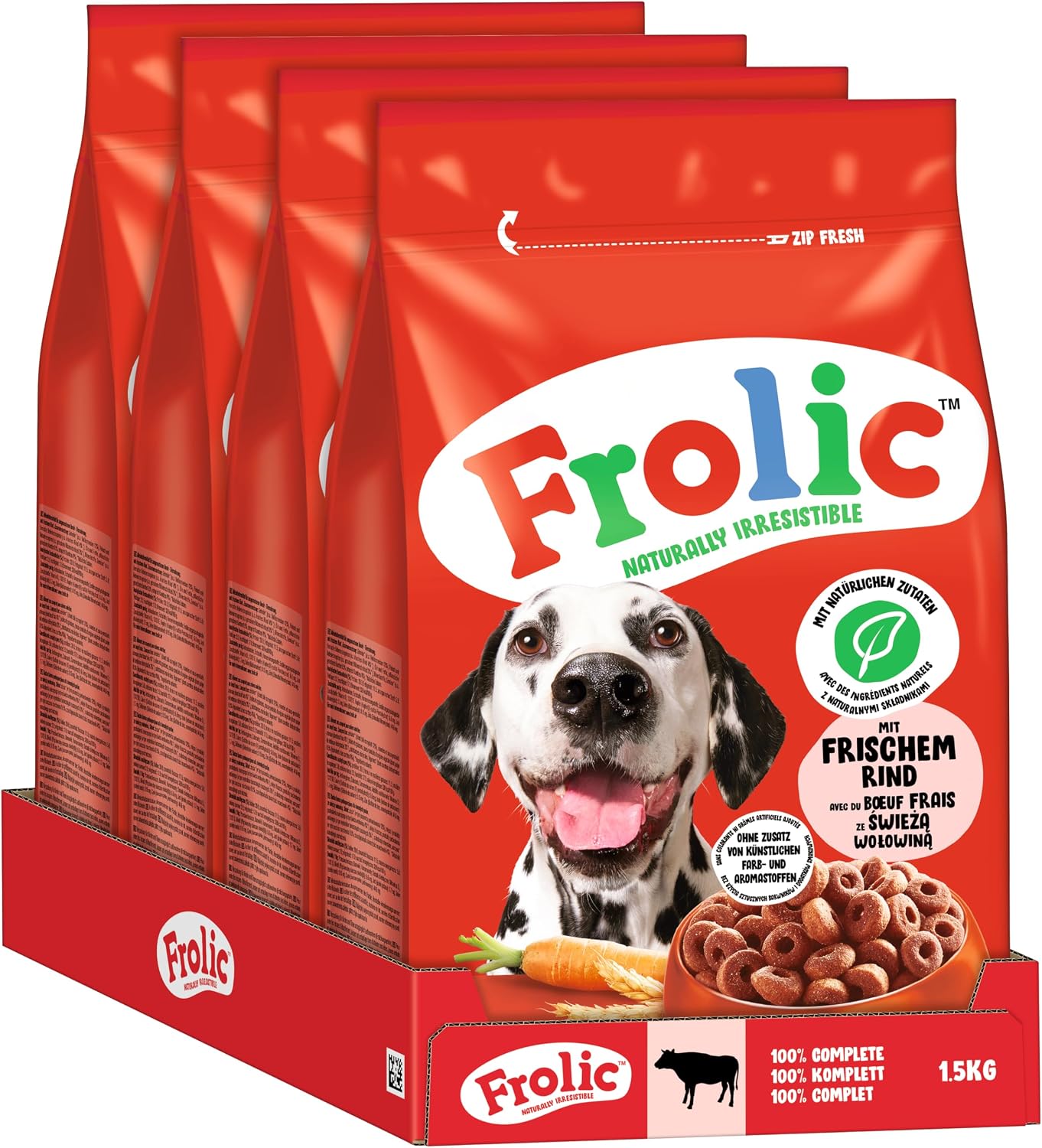 Frolic Hunde Trockenfutter verschiedene Sorten im praktischen Beutel