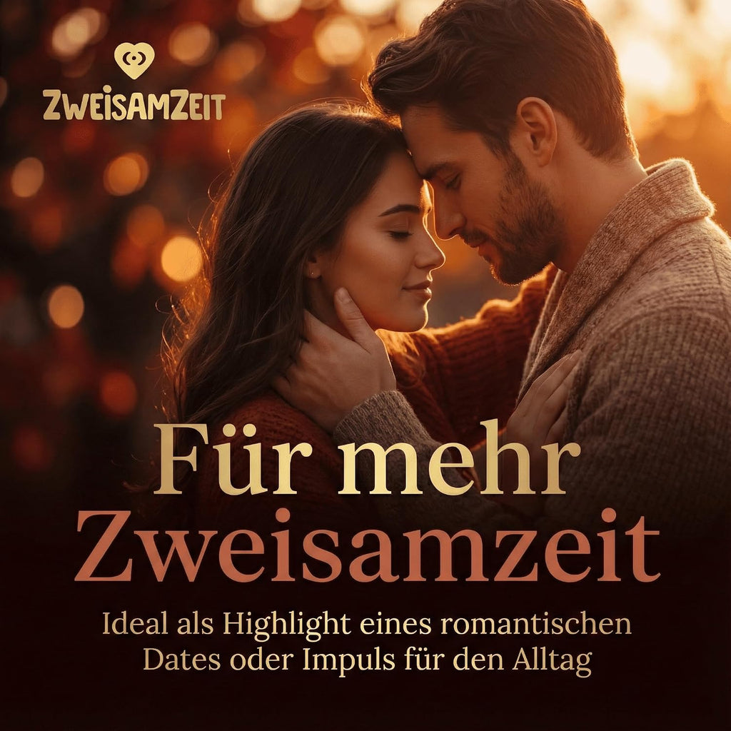 Zweisamzeit Kartenspiel fuer Paare mit Aufgaben und Fragen Valentinstag