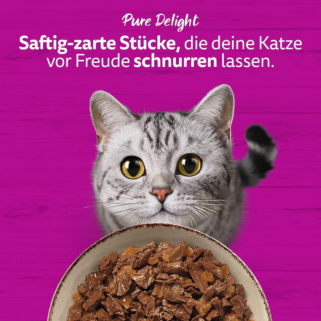 Whiskas 1+ Katzennassfutter Ragout in Gelee verschiedene Sorten