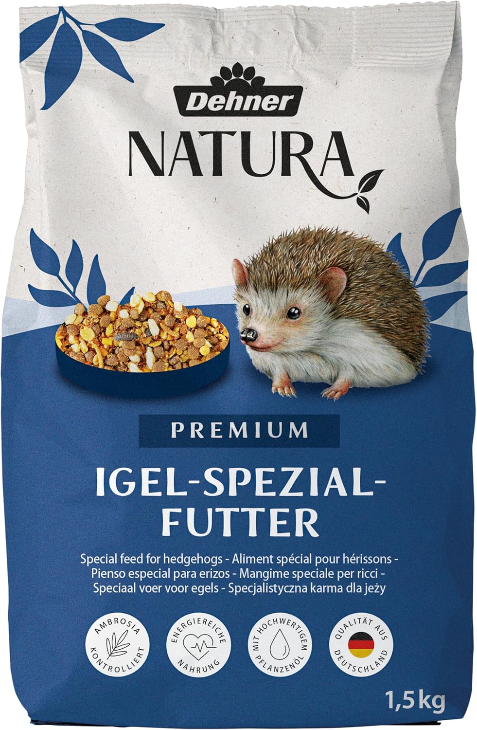 Dehner Natura Igelfutter Alleinfutter 1,5 kg natürliche Ernährung