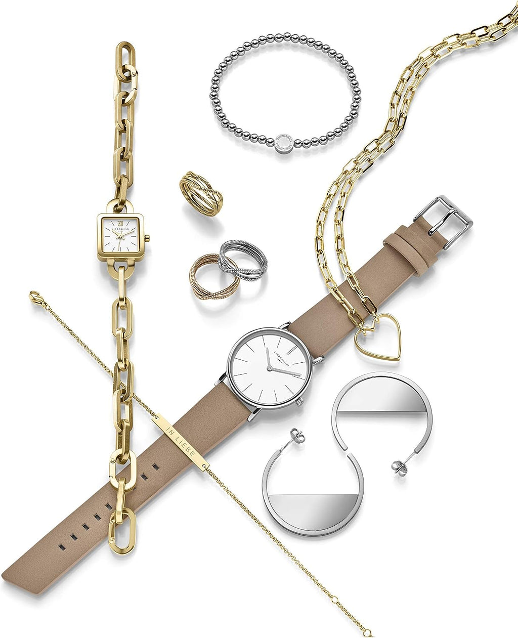 Liebeskind Berlin Halskette & Armband Set Herz Damen Schmuck