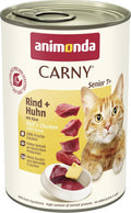 animonda Carny Senior Katzenfutter Rind Huhn Kaese Nassfutter verschie