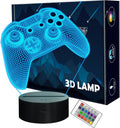 Lightzz 3D Gamepad Nachtlicht 16 Farben Touch Fernbedienung Timer