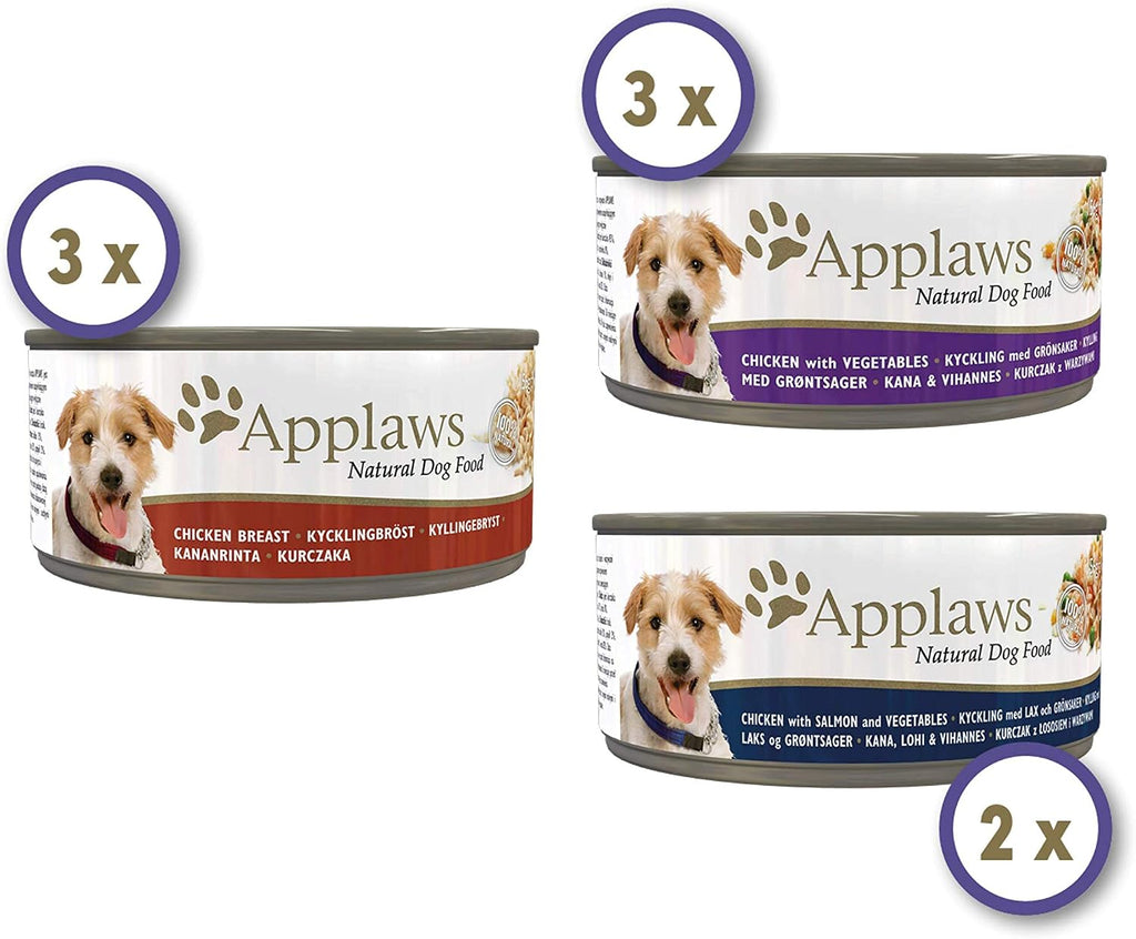Applaws Hundefutter nass Huehnerbrust in Bruehe Dose 12er Pack vers