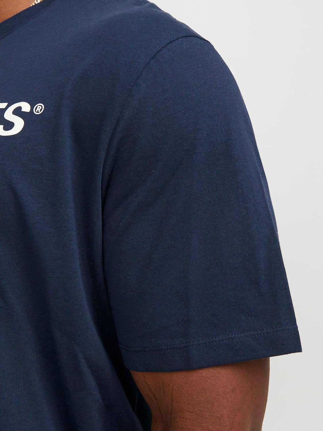 Jack & Jones Herren T-Shirt Logo Regular Fit grosse Groessen