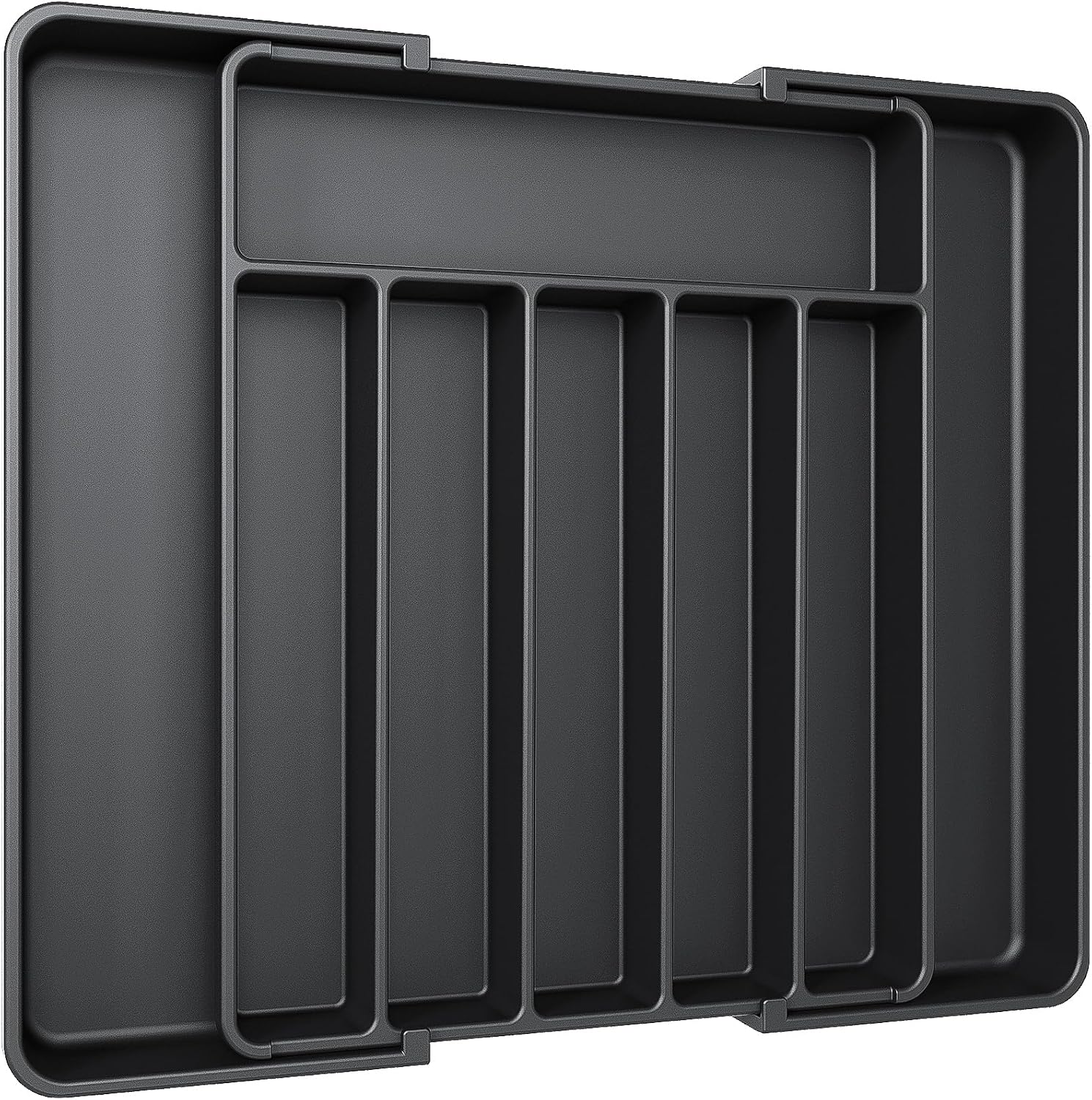 Besteckeinsatz erweiterbar fuer Schublade Kuechen Organizer Besteckkasten